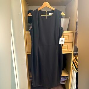 Calvin Klein Sleeveless Black Dress